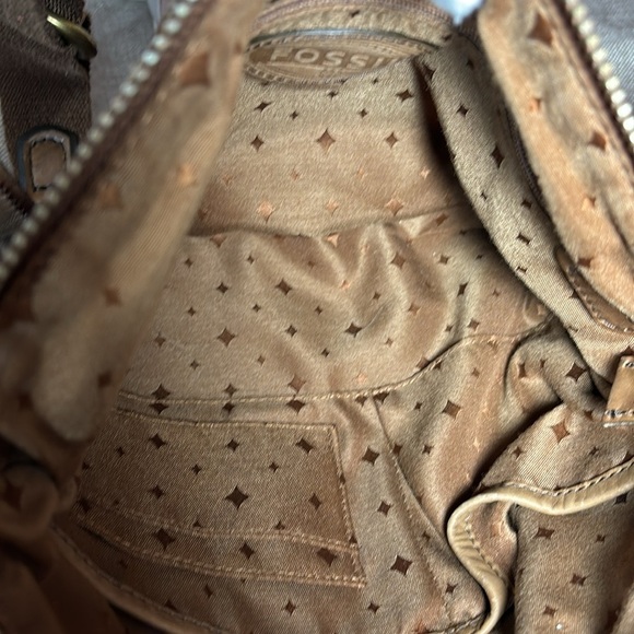 FOSSIL EXPLORER Tapestry Vintage Crossbody Shoulder Bag Tote - Picture 10 of 14